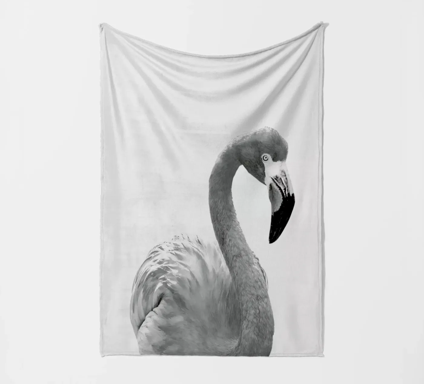 Flamingo fleece blanket by Paws & Claws