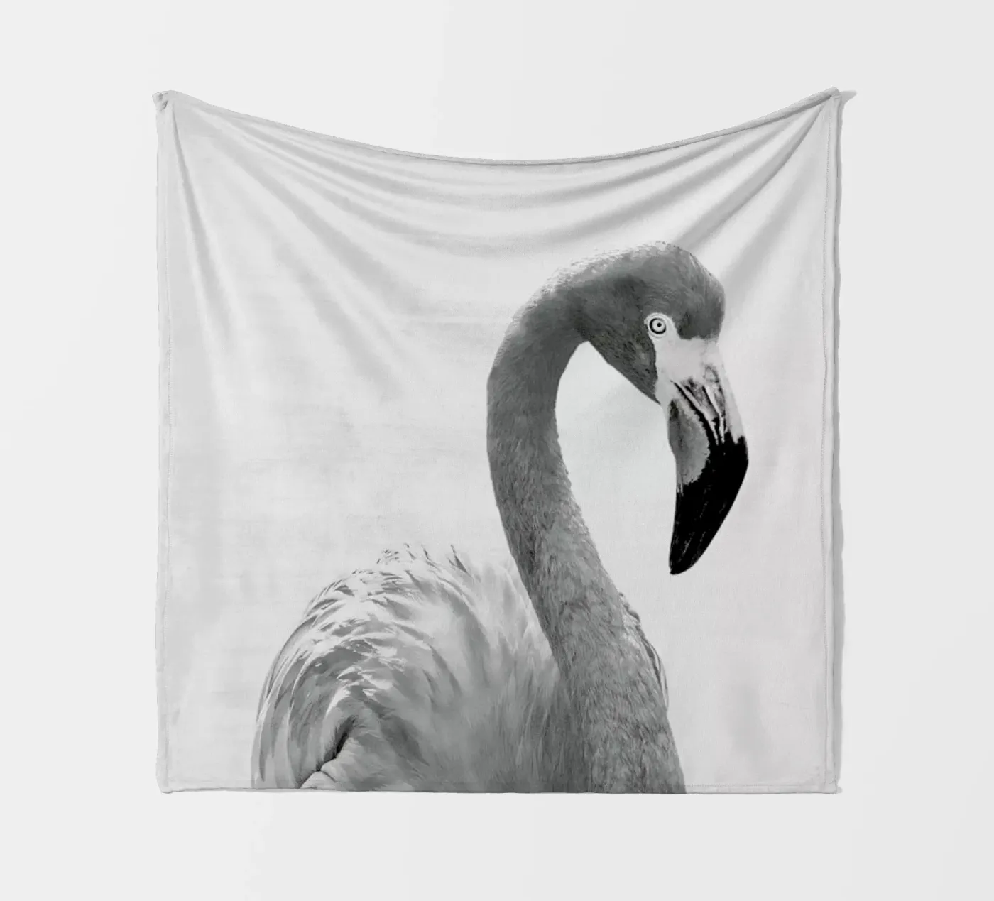 Flamingo fleece blanket by Paws & Claws