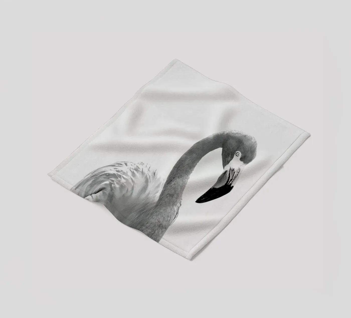 Flamingo fleece blanket by Paws & Claws