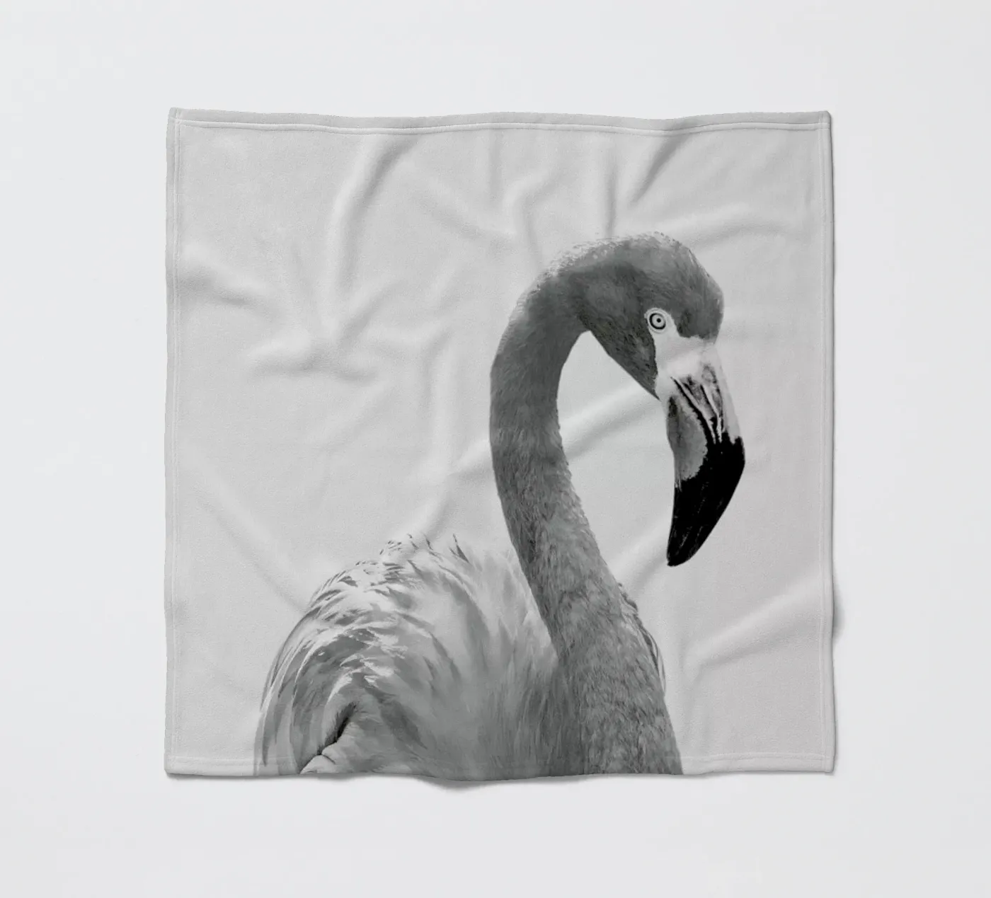 Flamingo fleece blanket by Paws & Claws