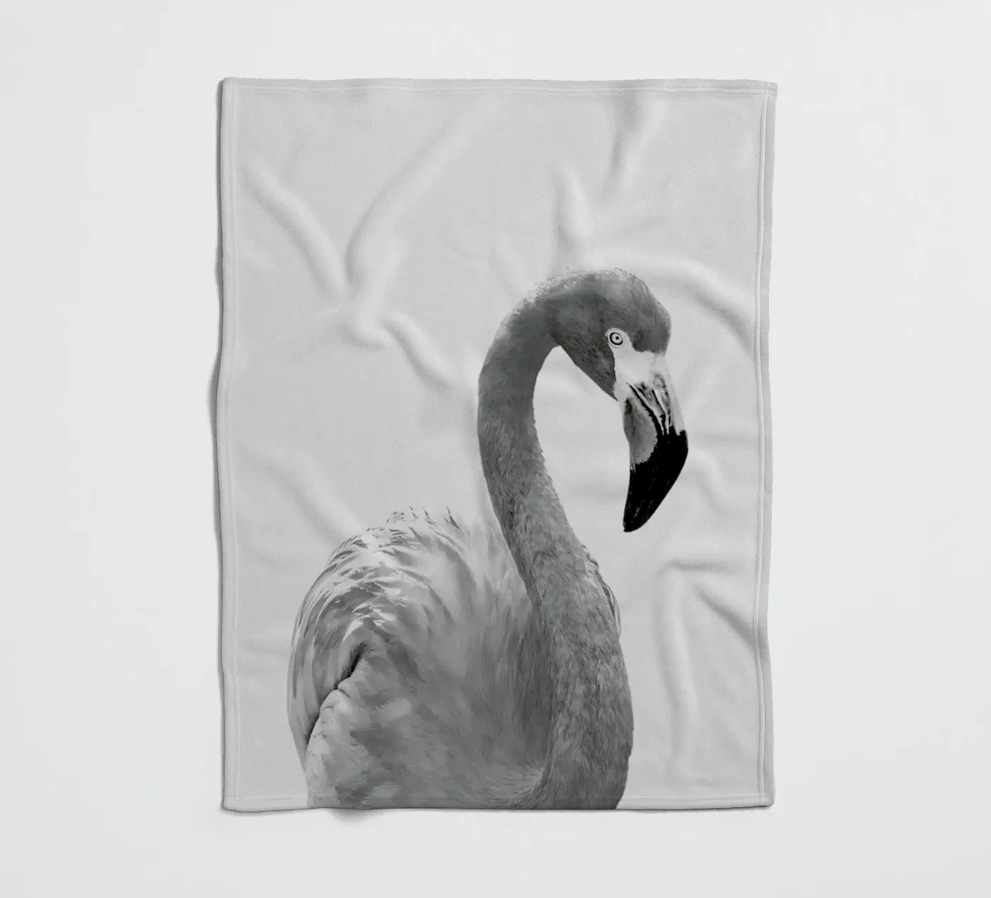 Flamingo fleece blanket by Paws & Claws