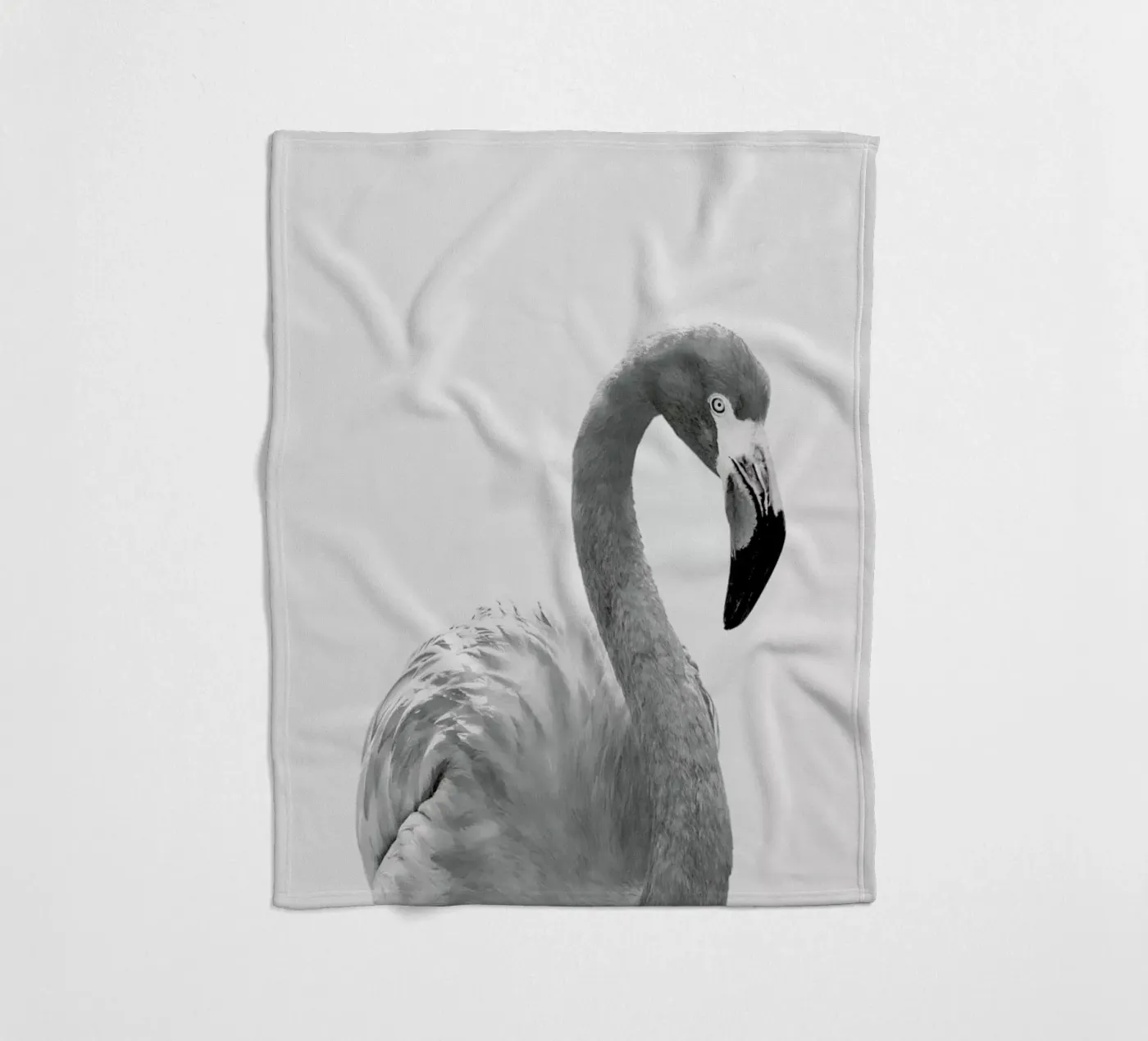Flamingo fleece blanket by Paws & Claws