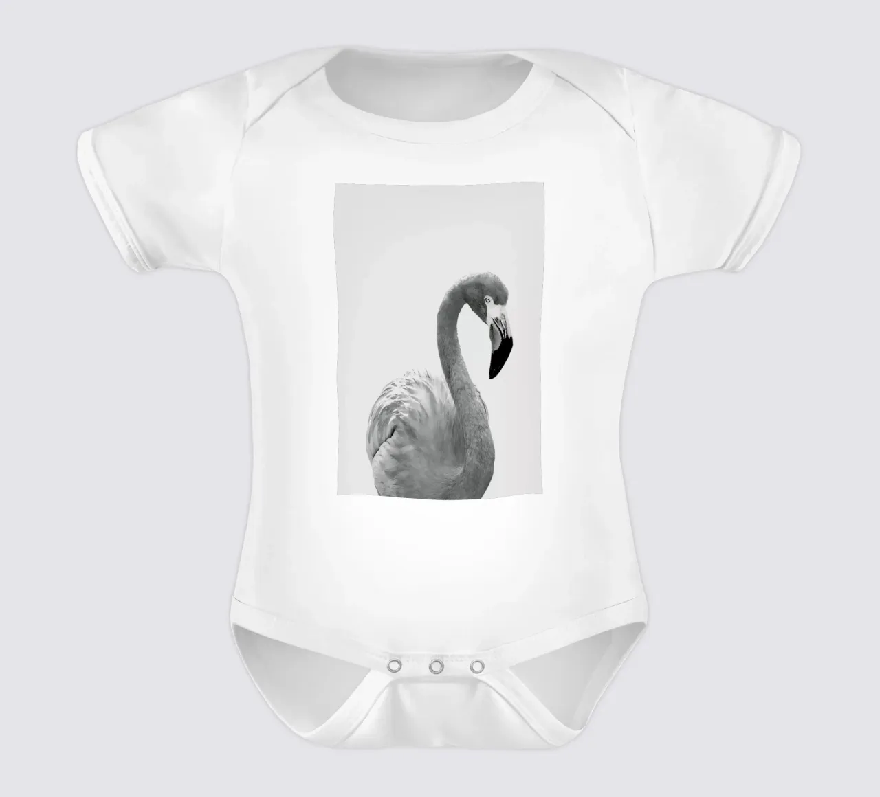 Flamingo body neonato maniche corte da Paws & Claws