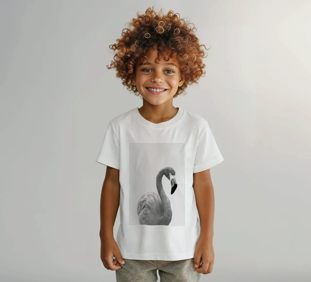 Flamingo kinder t-shirt van Paws & Claws