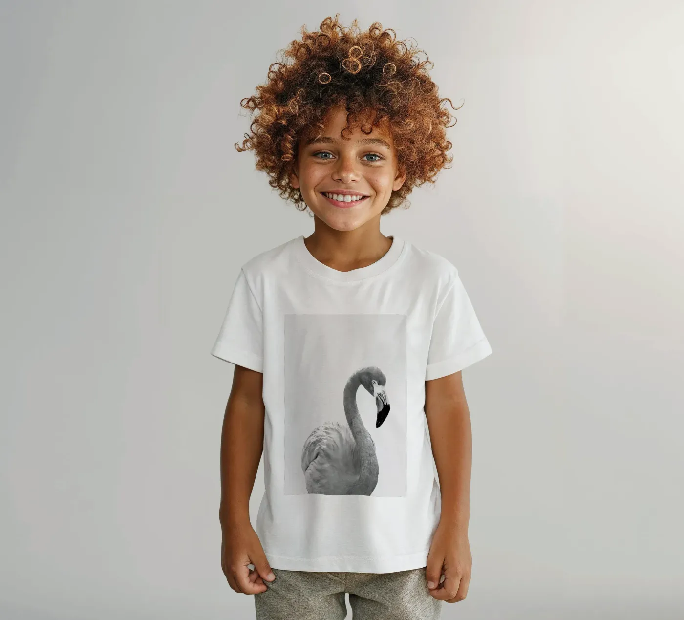 Flamingo kinder t-shirt van Paws & Claws