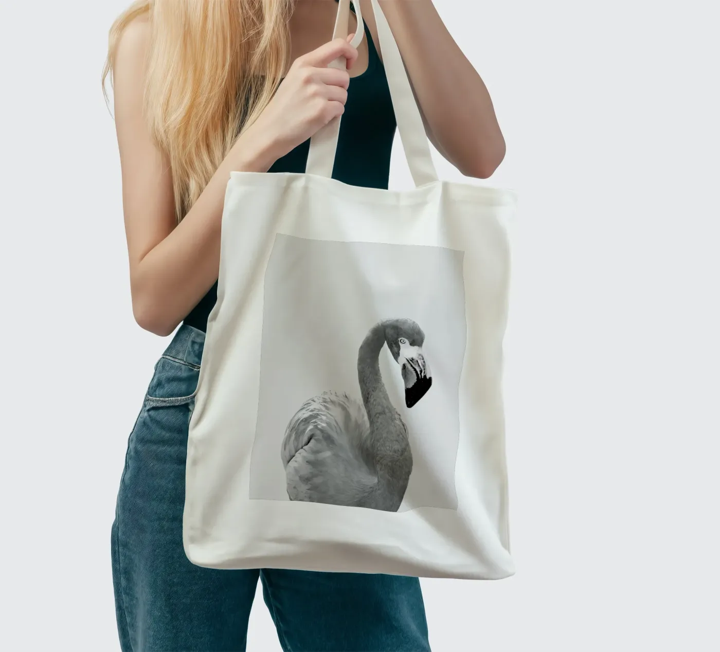Flamingo tote bag by Paws & Claws
