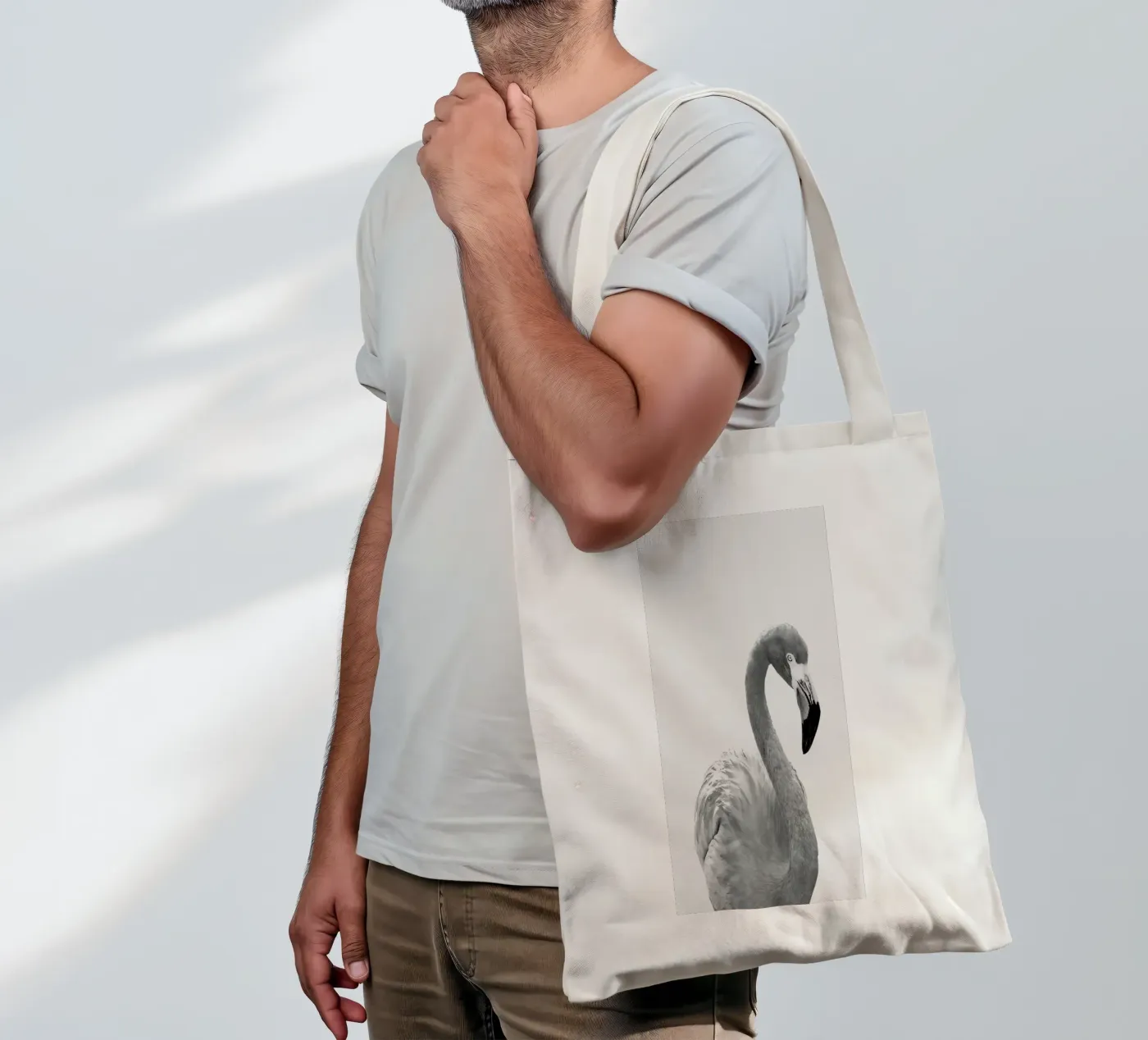 Flamingo tote bag by Paws & Claws