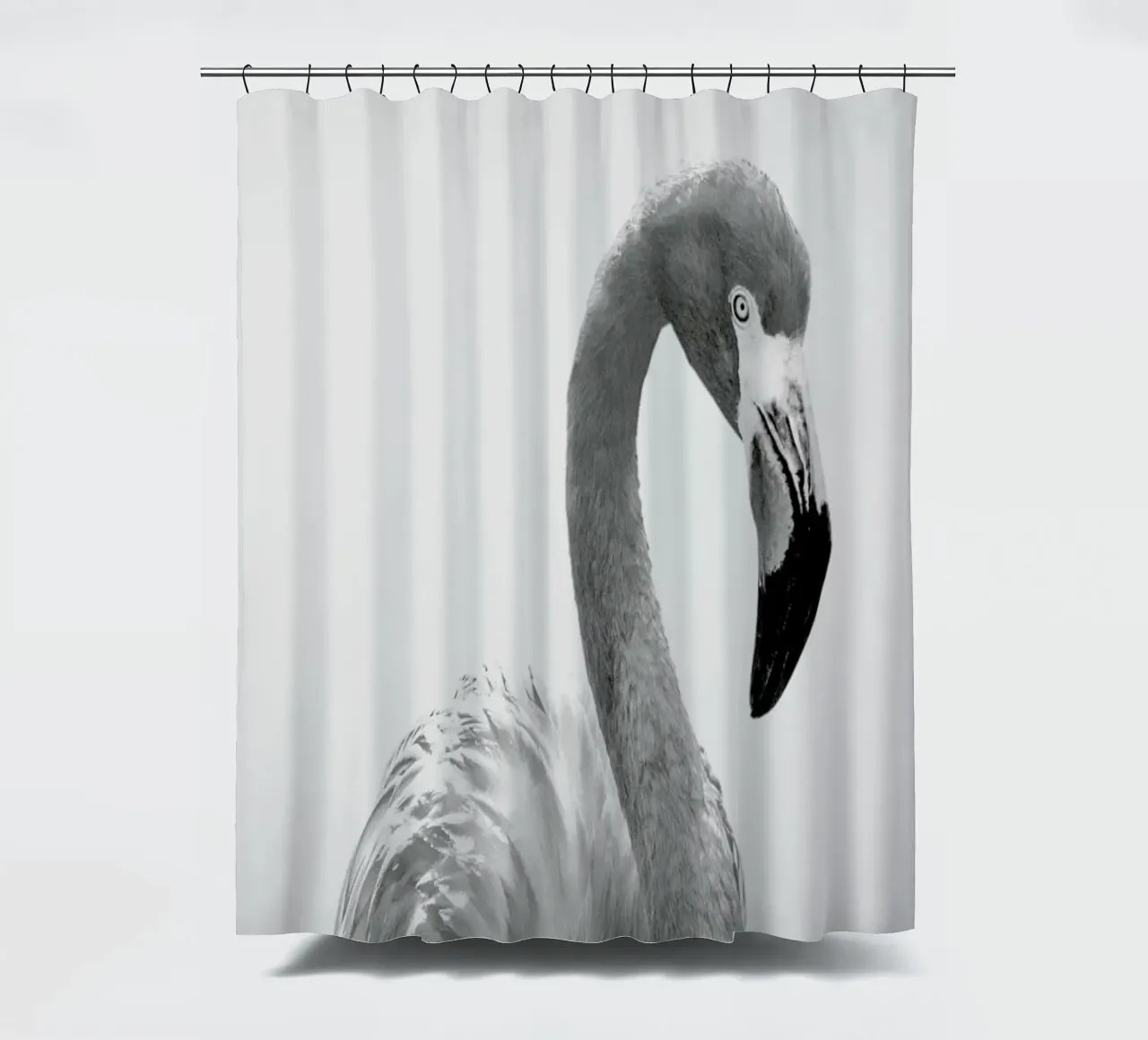 Flamingo douchegordijn van Paws & Claws