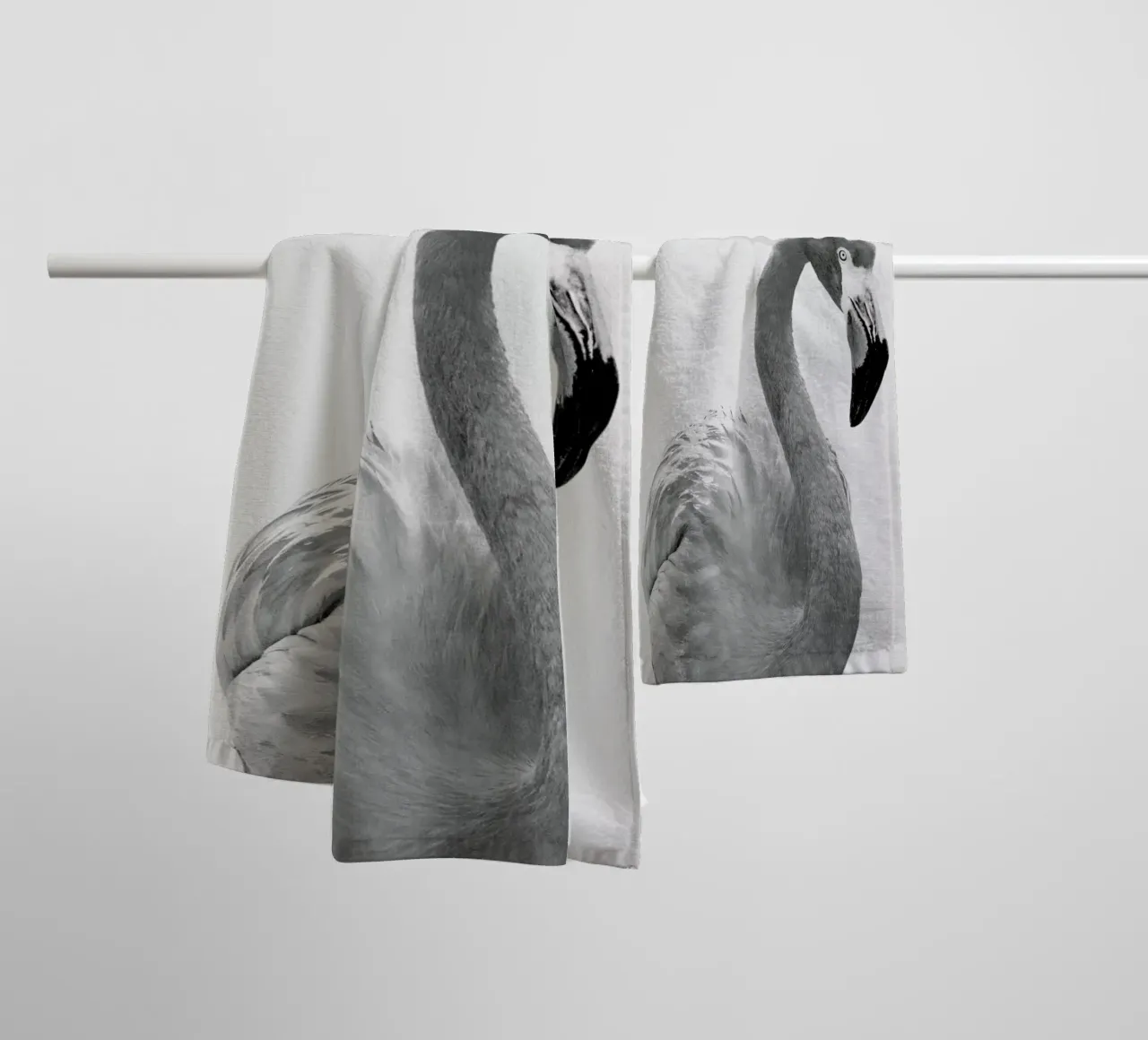 Flamingo towel by Paws & Claws