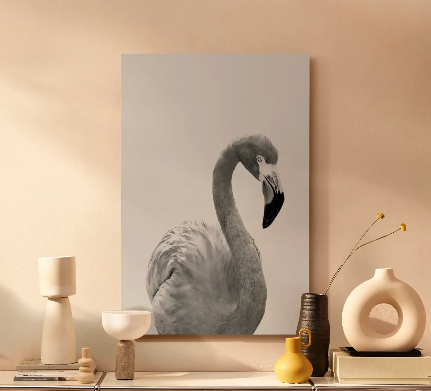 Flamingo forex plate by Paws & Claws