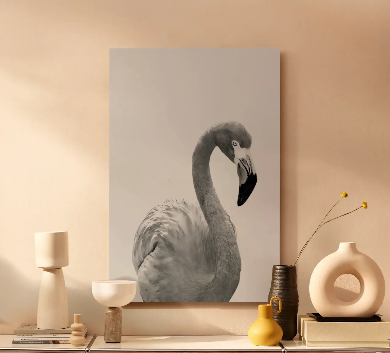 Flamingo forex plate by Paws & Claws