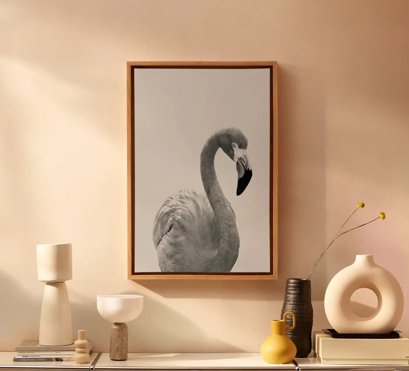 Flamingo Leinwand von Paws & Claws