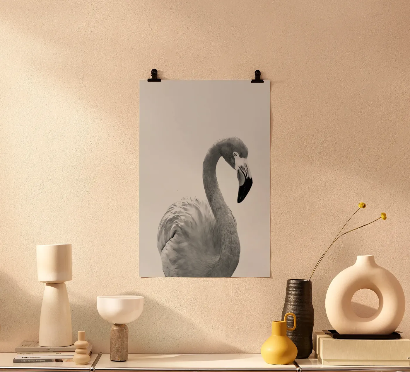 Flamingo poster da Paws & Claws