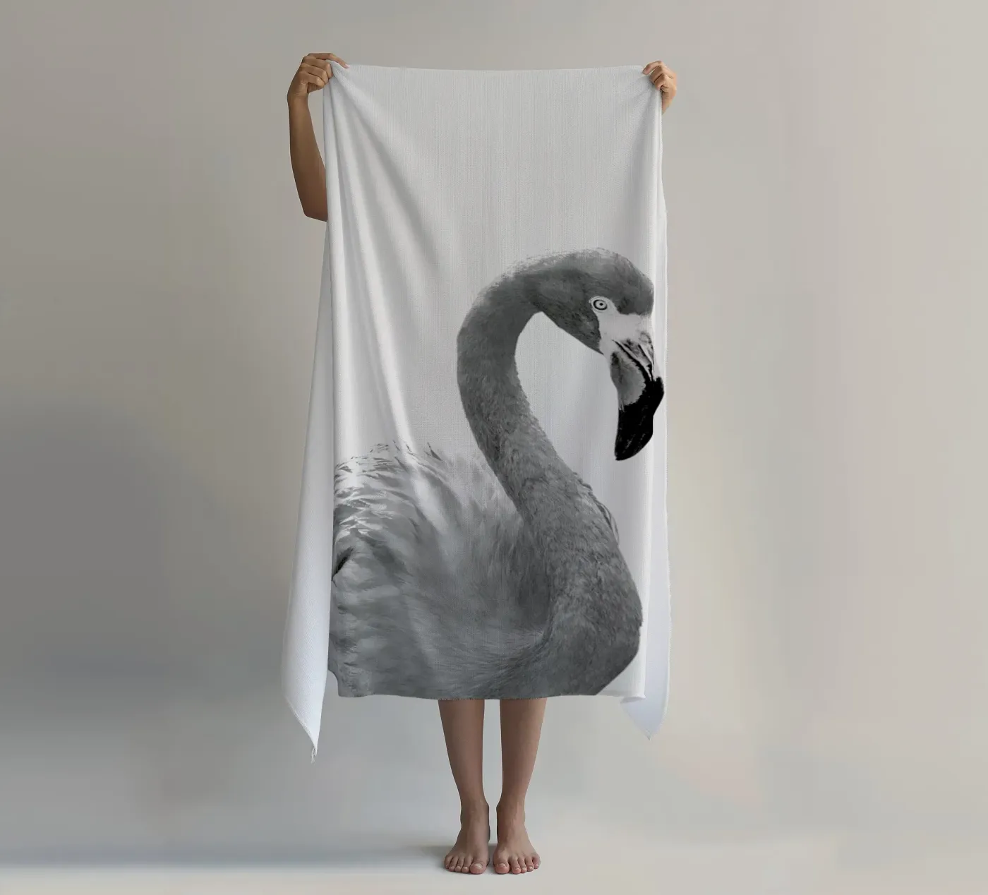 Flamingo serviette de plage de Paws & Claws