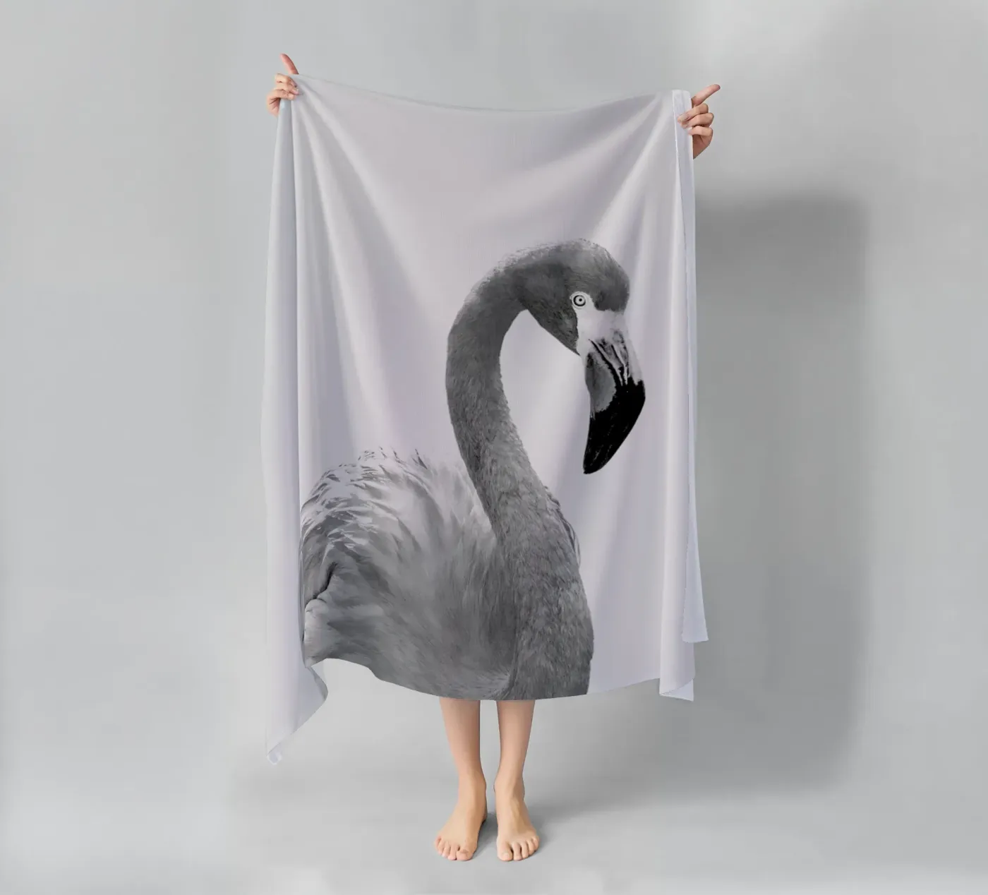 Flamingo serviette de plage de Paws & Claws