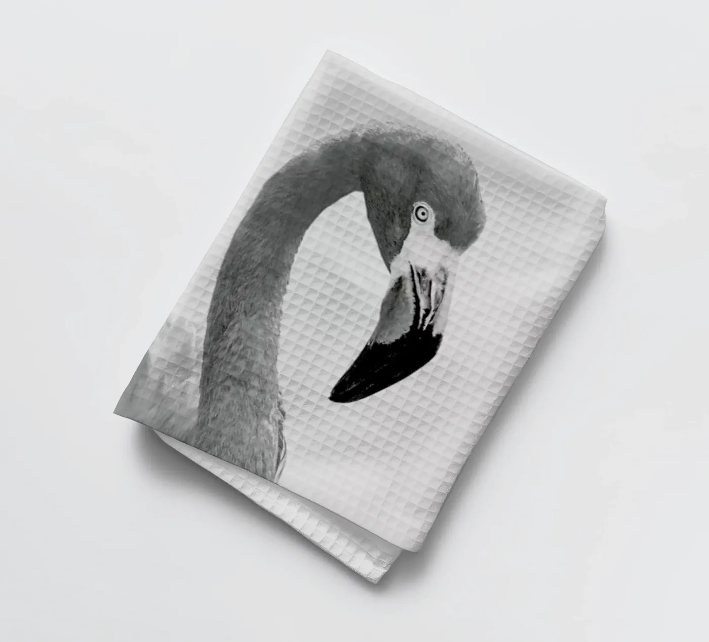 Flamingo tea towel by Paws & Claws