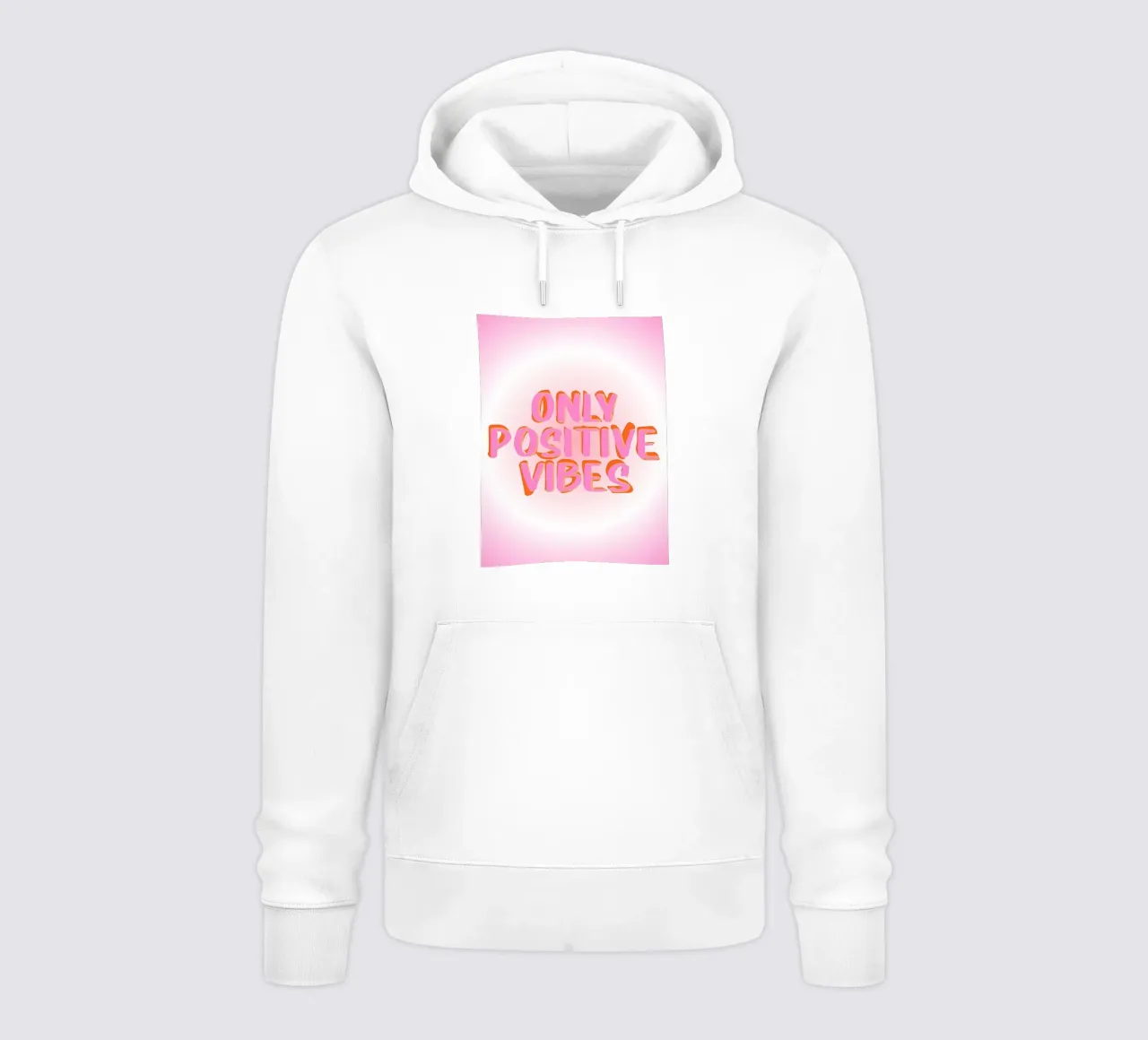 Only Positive Vibes Aura, Positividad, Afirmación sudadera con capucha de Dreamscape