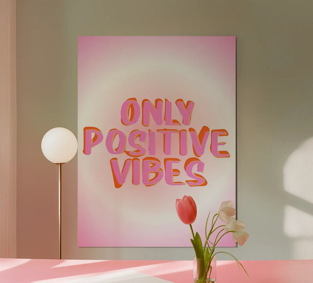 Only Positive Vibes Aura, Positivity, Affirmation hahnemühle by Dreamscape