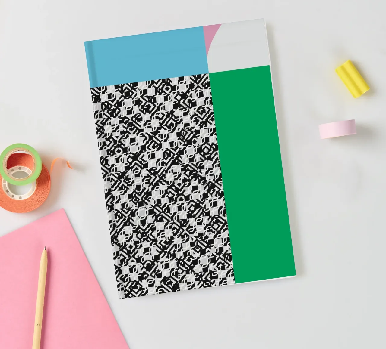 Composition audacieuse et vibrante 02 carnet de notes de Little Dean