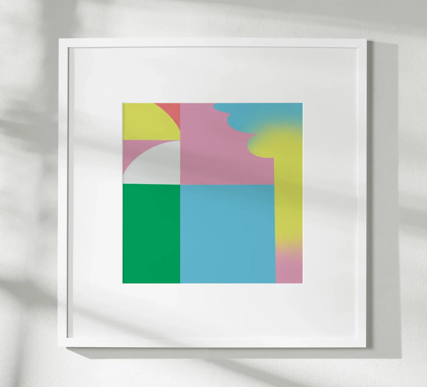 Bold vibrant composition 03 poster by Little Dean