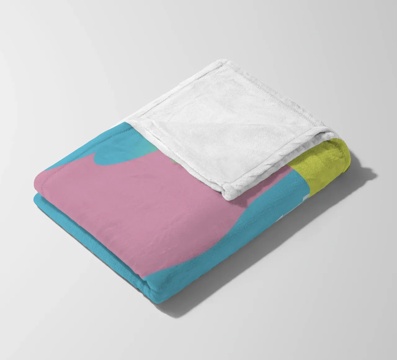 Composizione audace e vibrante 05 coperta in pile da Little Dean