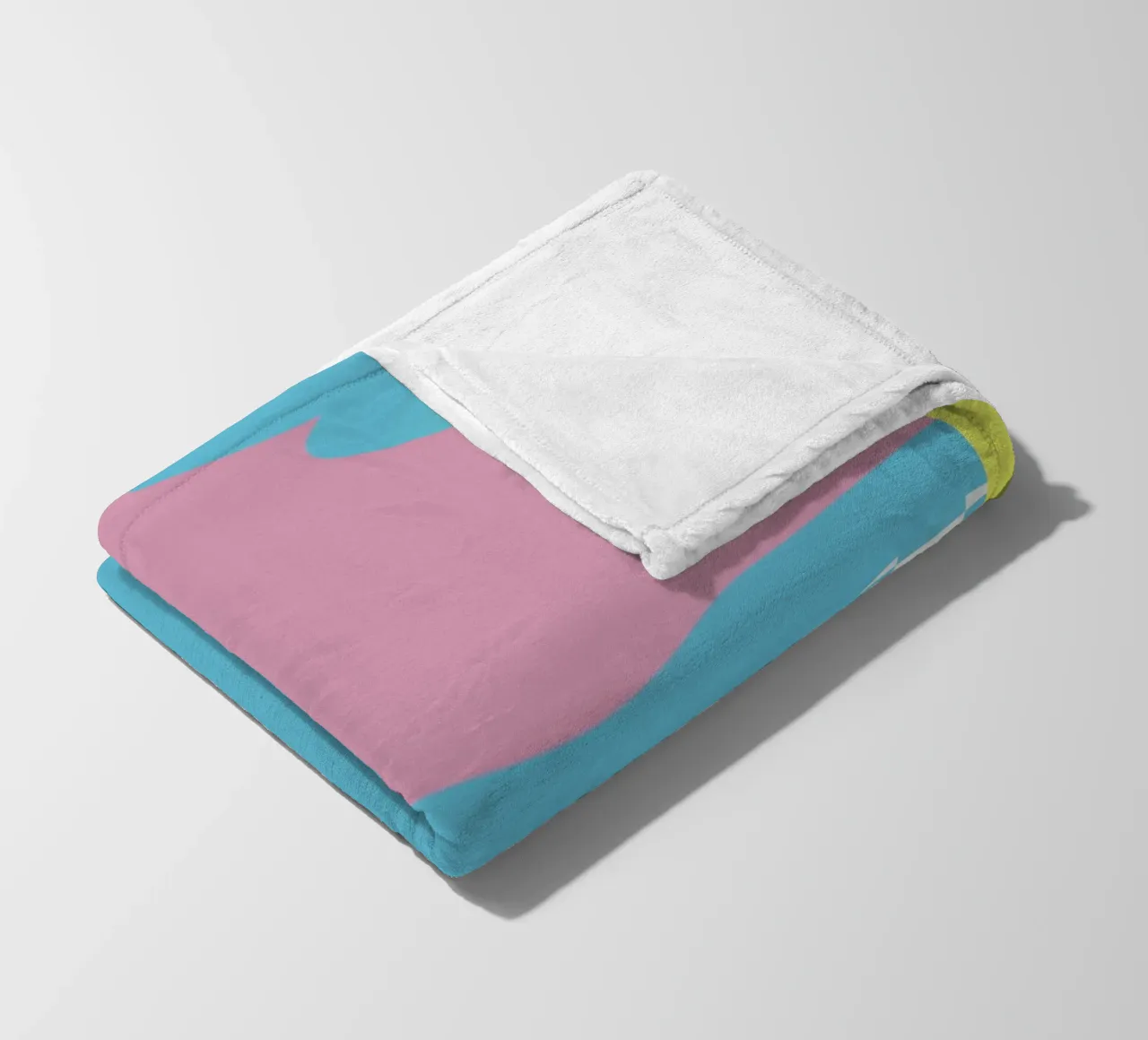 Composizione audace e vibrante 05 coperta in pile da Little Dean