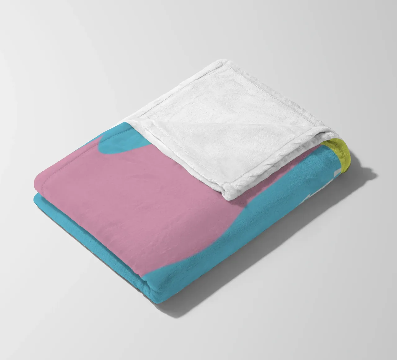 Composizione audace e vibrante 05 coperta in pile da Little Dean