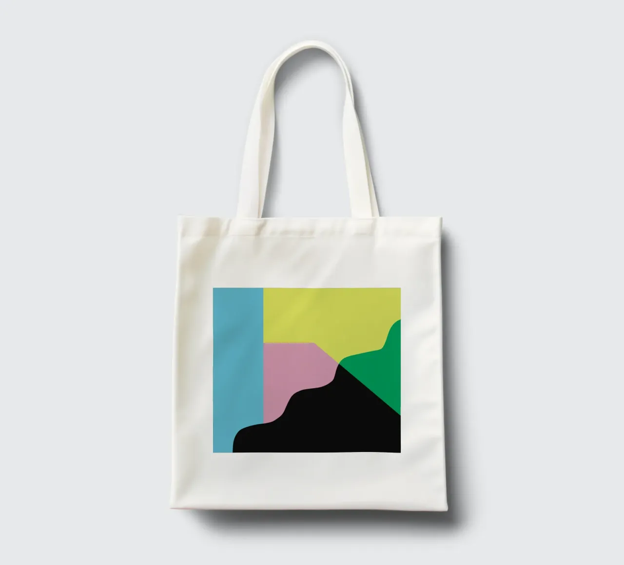 Composizione audace e vibrante 07 borsa in juta da Little Dean