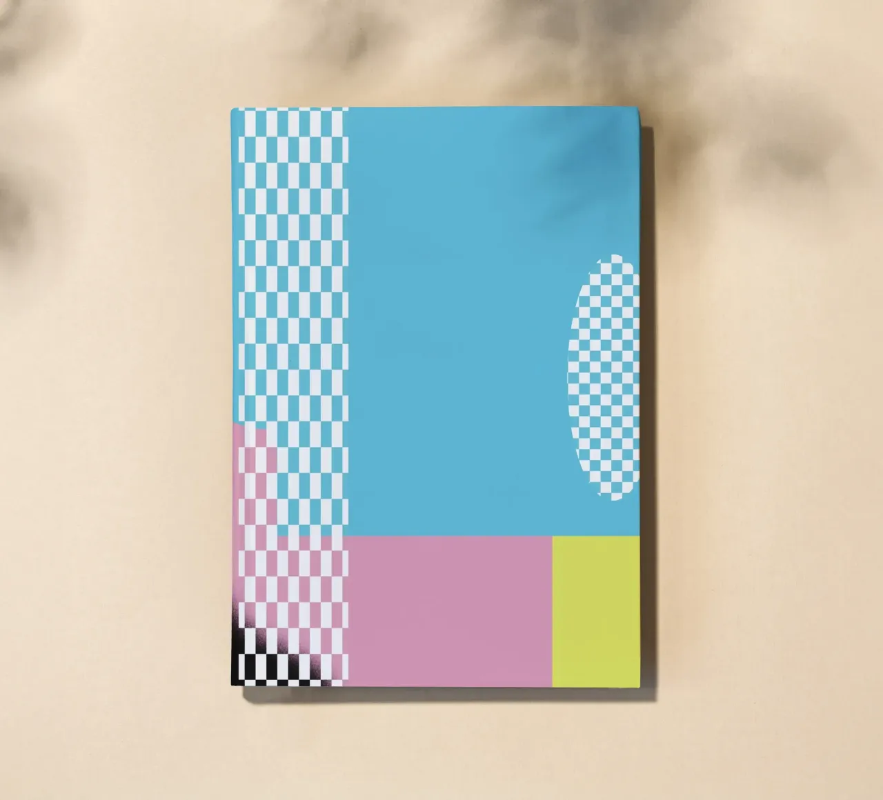 Bold vibrant composition 09 notebook by Little Dean