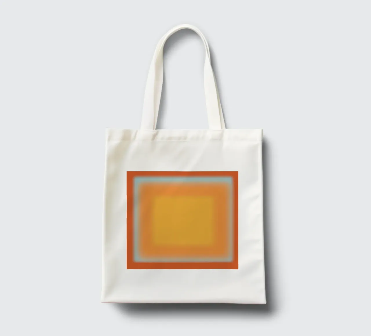 Gradiente arancione e rosso borsa in juta da Little Dean