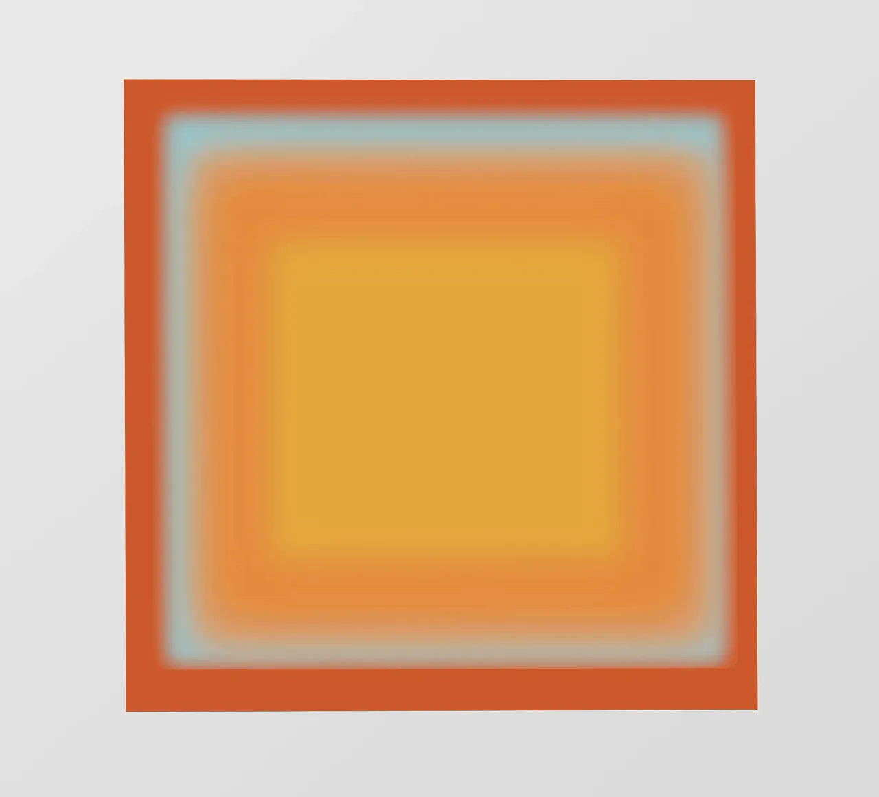 Gradiente arancione e rosso telo in pvc da Little Dean