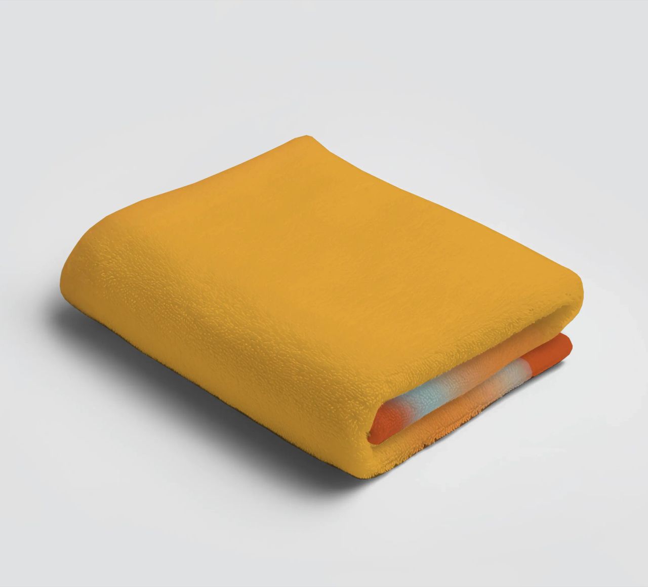 Gradiente arancione e rosso asciugamano da bagno da Little Dean