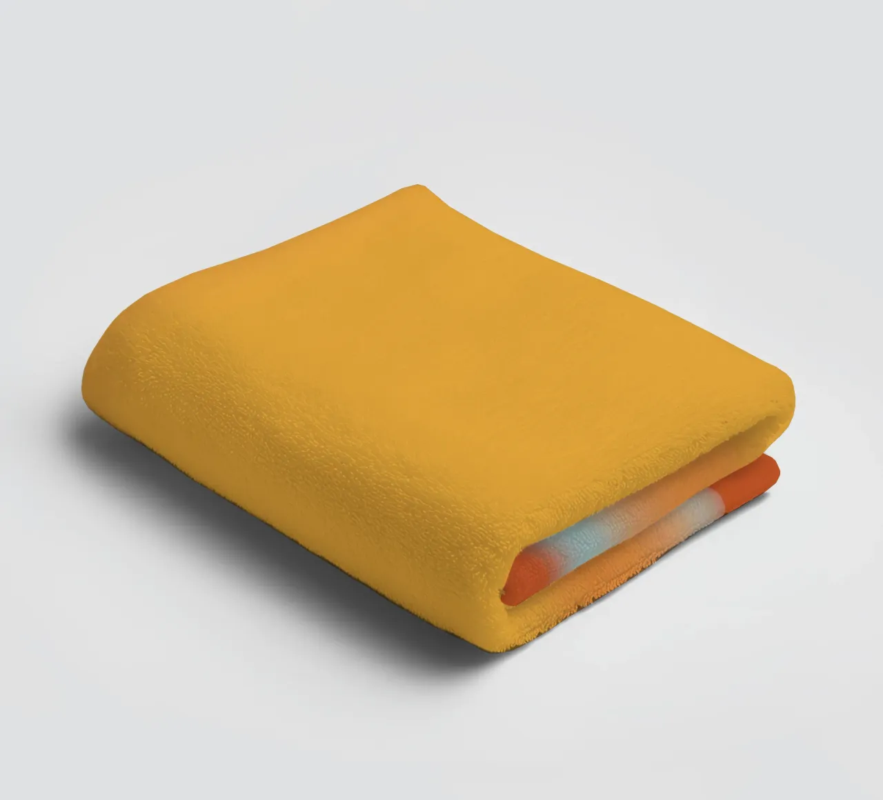 Orange and red gradient towel by Little Dean