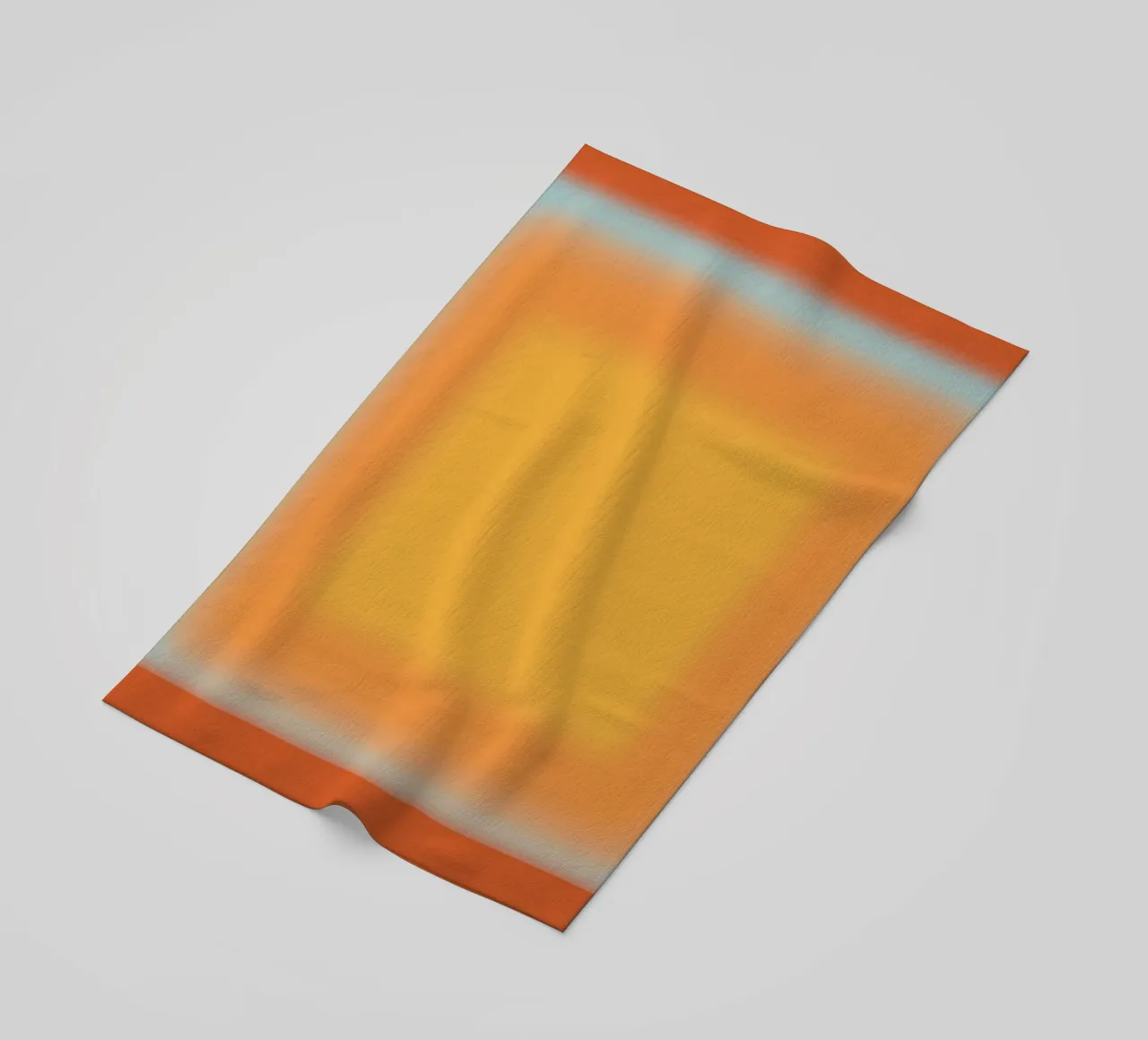 Orange und roter Farbverlauf Strandtuch von Little Dean