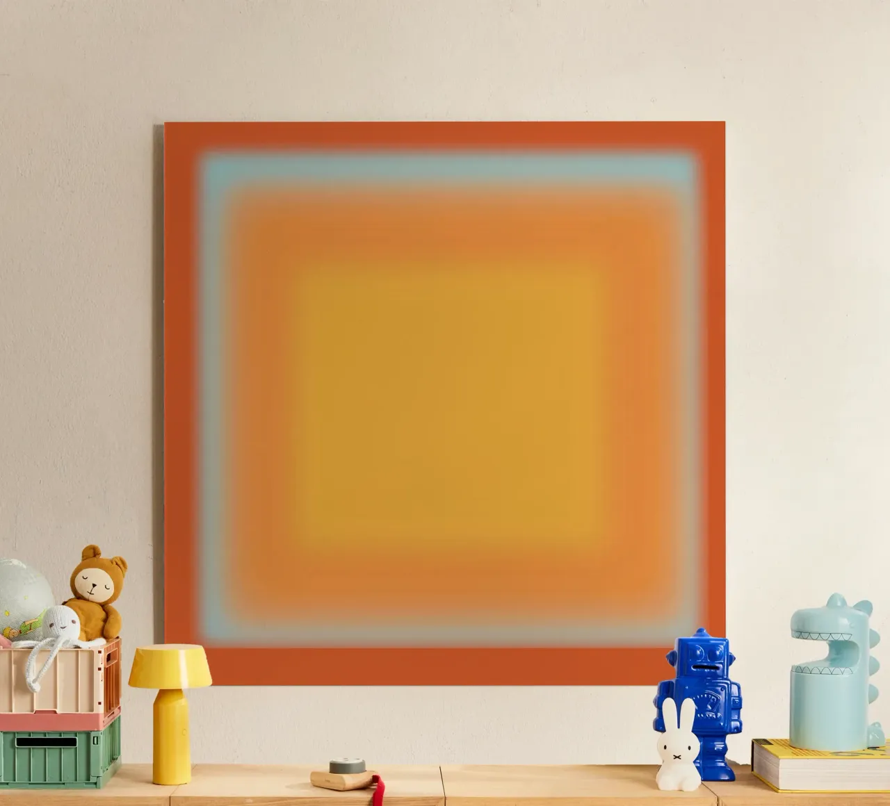 Gradiente arancione e rosso plexiglass da Little Dean