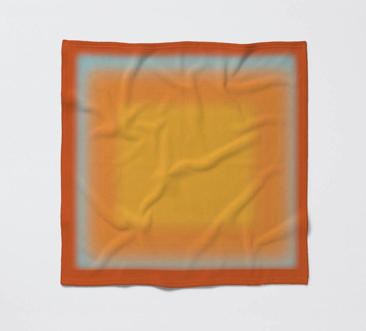 Gradiente arancione e rosso coperta in pile da Little Dean