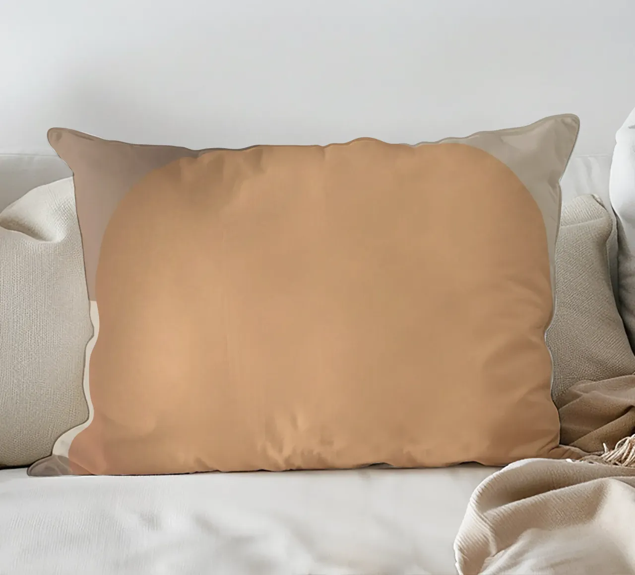 Grande sfera arancione cuscino da Little Dean