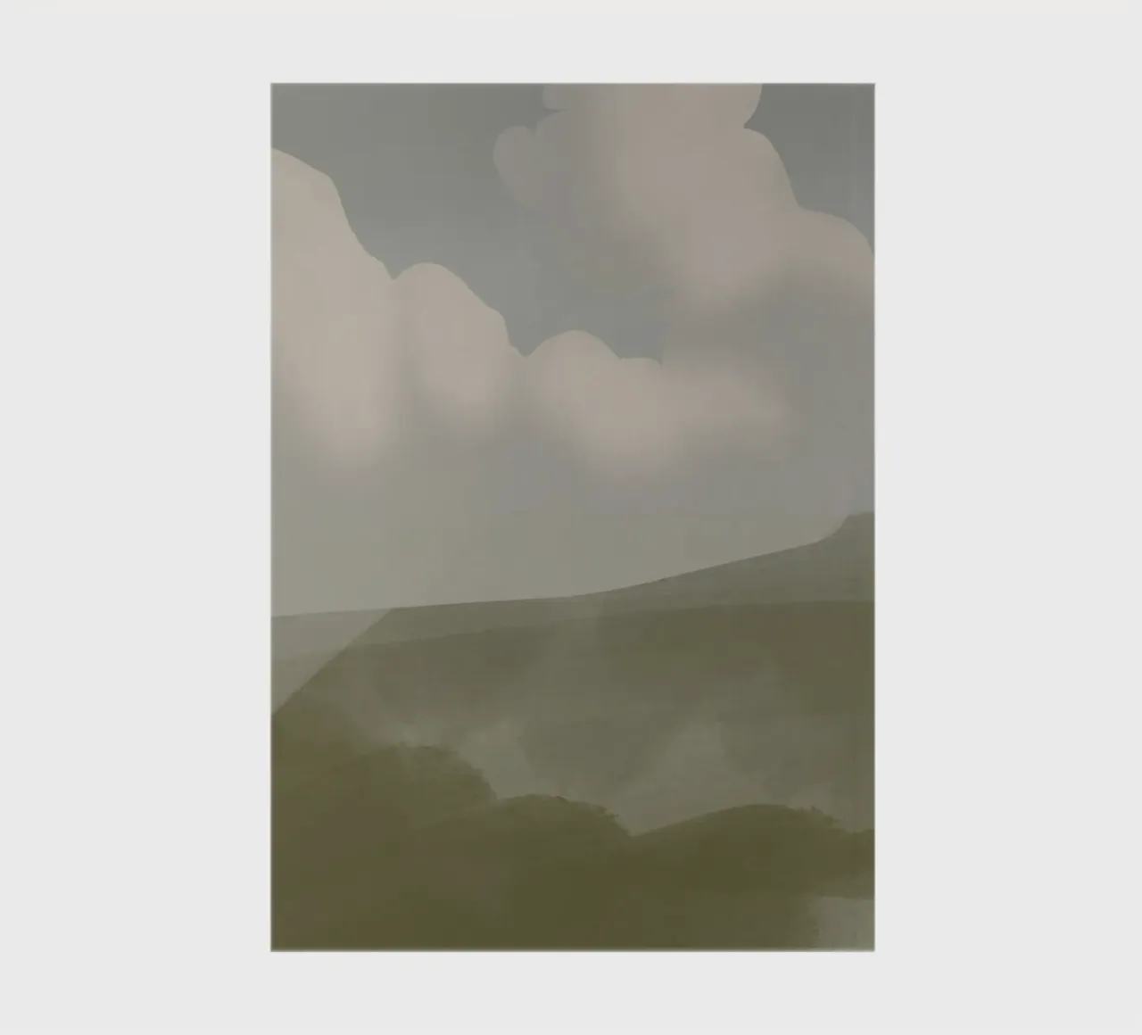 Distant downpour notebook by Little Dean