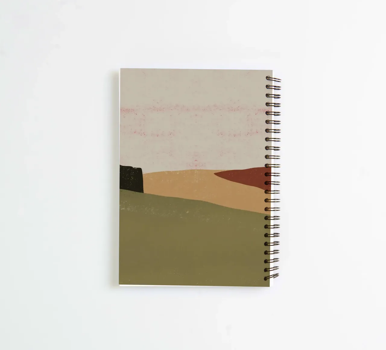 Rötlich-braune Landschaft Ringbuch von Little Dean