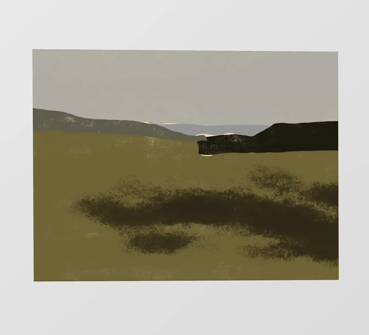 Ruwe schaduwen backlit folie van Little Dean