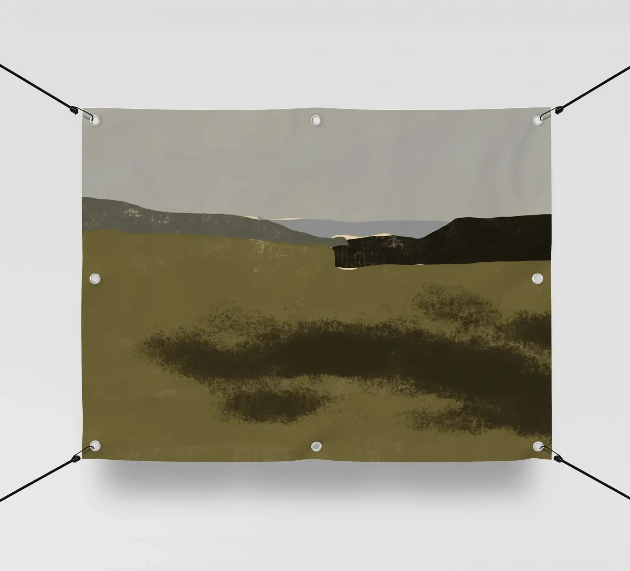 Ruwe schaduwen pvc-zeil van Little Dean