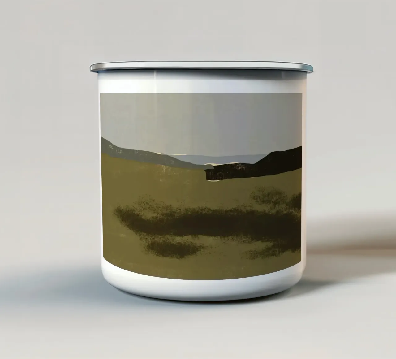 Ombre robuste tazza in smalto da Little Dean
