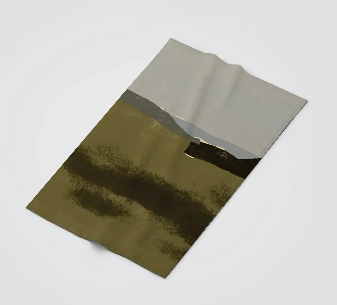 Ruwe schaduwen fleecedeken van Little Dean