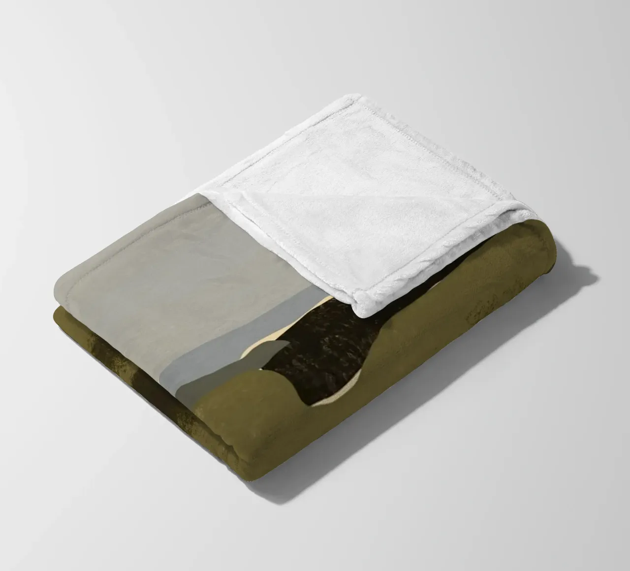 Ruwe schaduwen fleecedeken van Little Dean