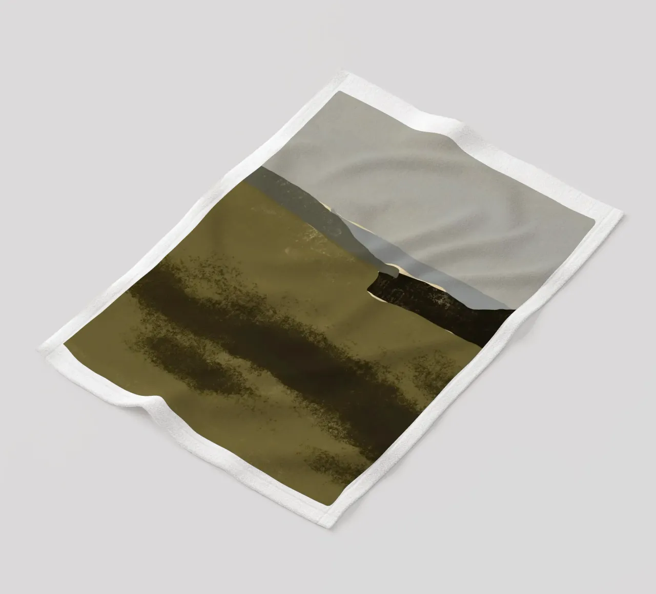 Ruwe schaduwen fleecedeken van Little Dean