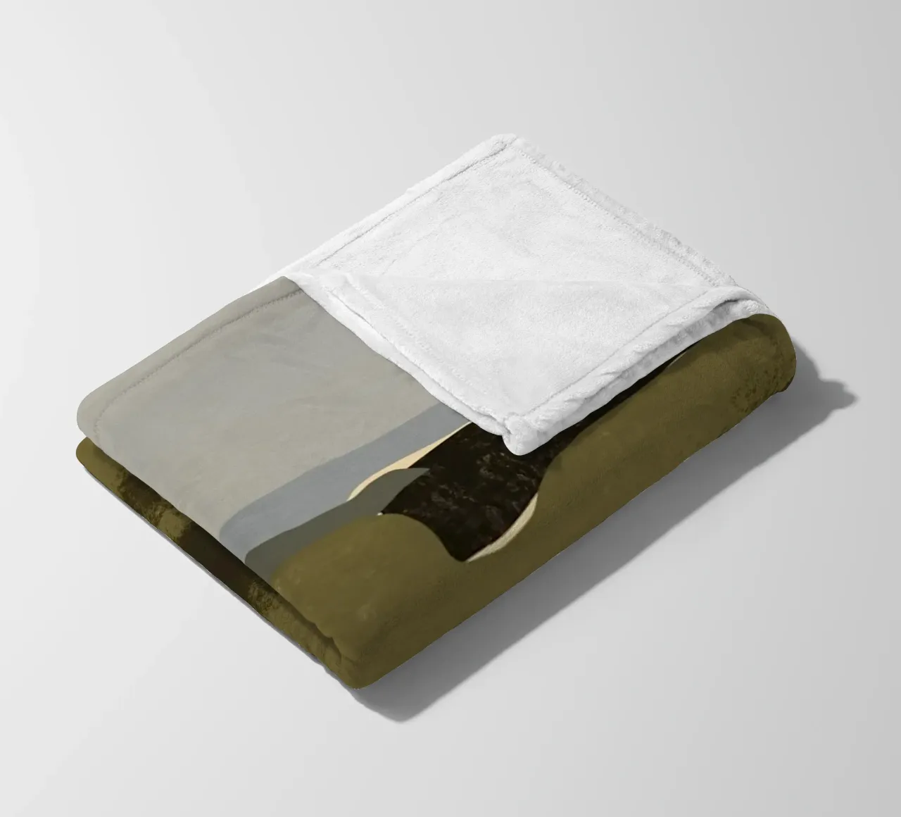 Ruwe schaduwen fleecedeken van Little Dean