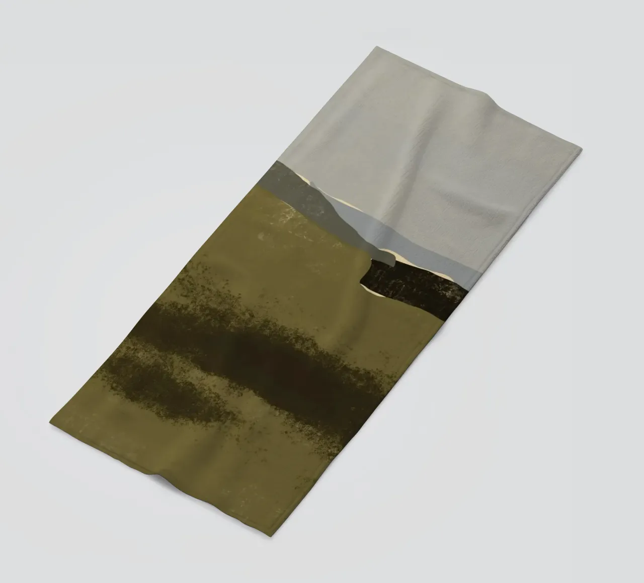 Ruwe schaduwen strandhanddoek van Little Dean