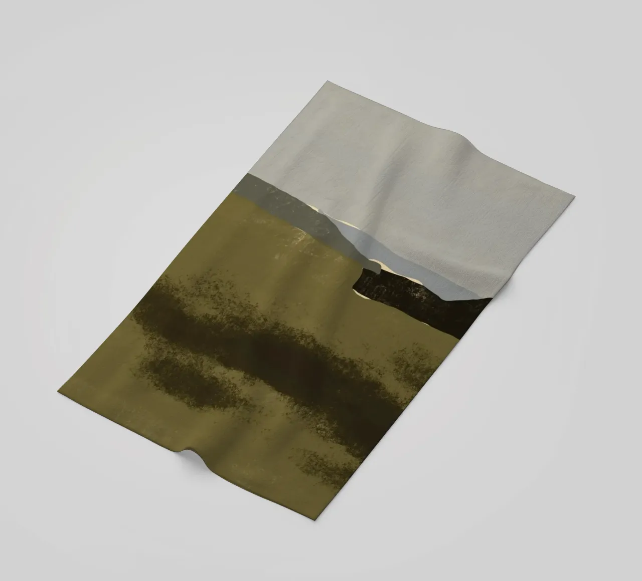 Ruwe schaduwen strandhanddoek van Little Dean