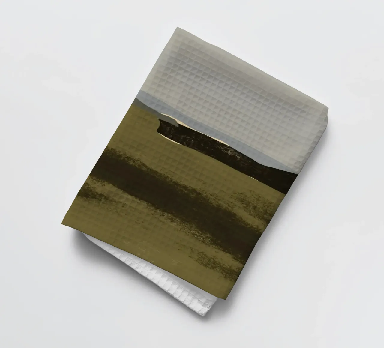 Ruwe schaduwen theedoek van Little Dean