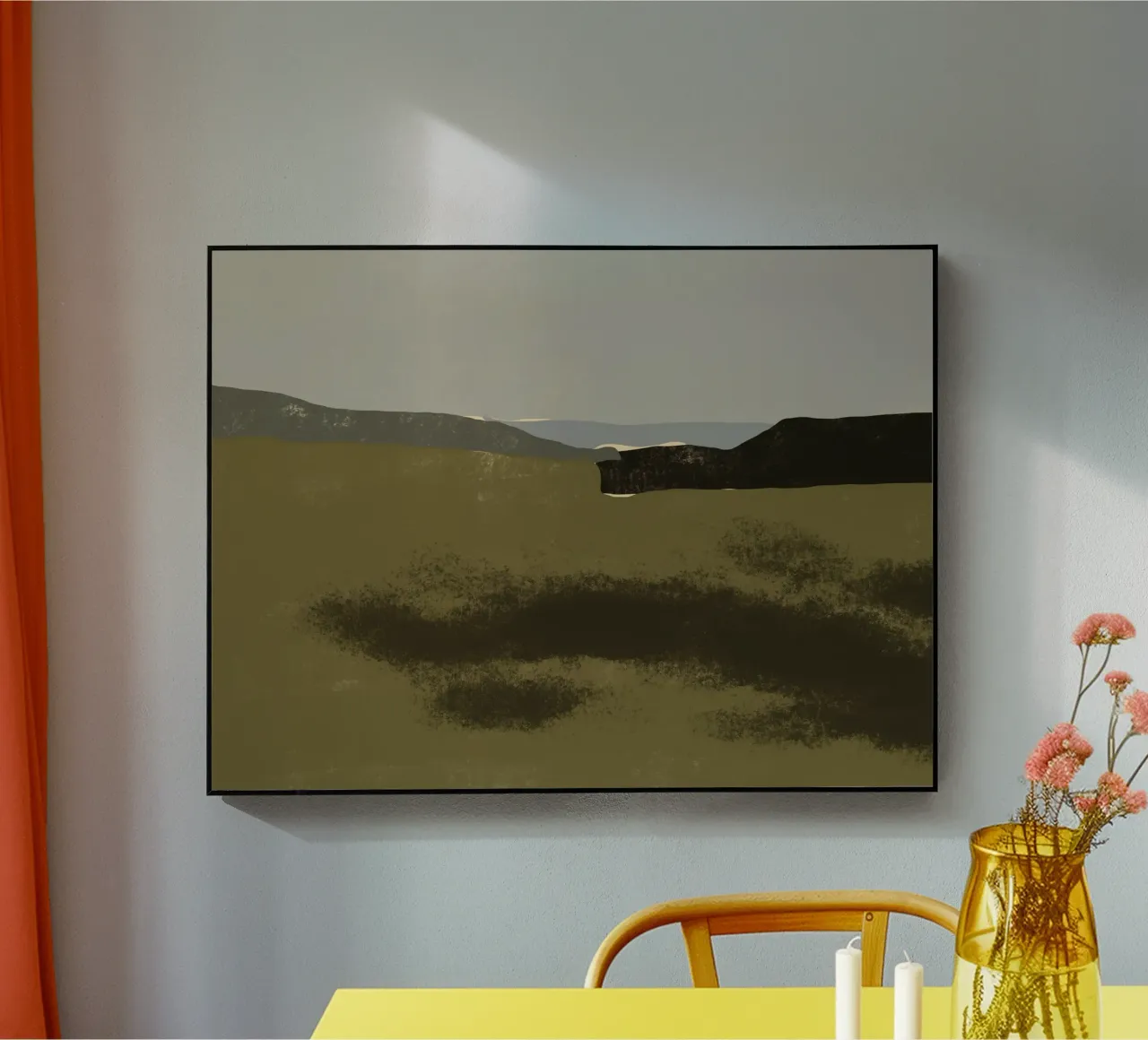 Ruwe schaduwen acryl van Little Dean